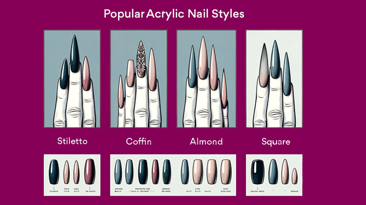 Popular Acrylic Nail Styles