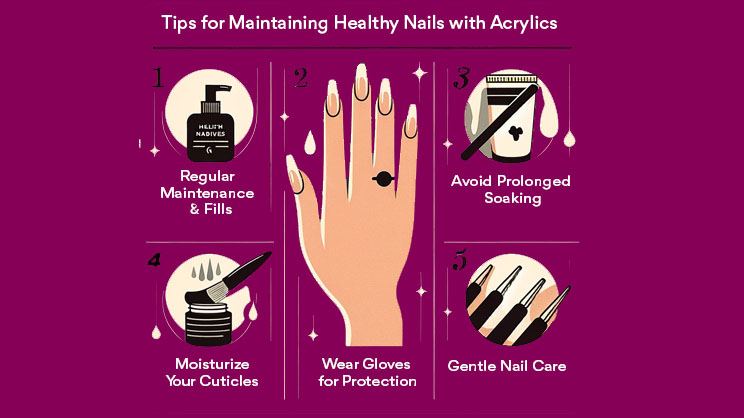 Maintaining Healthy Nails with Acrylics