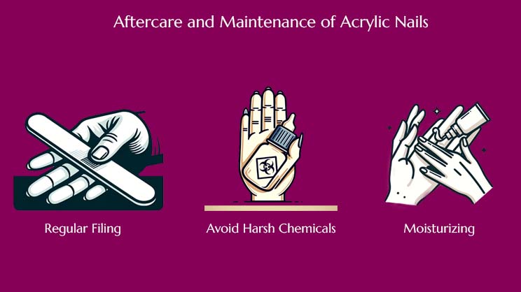 Aftercare and Maintenance of Acrylic Nails