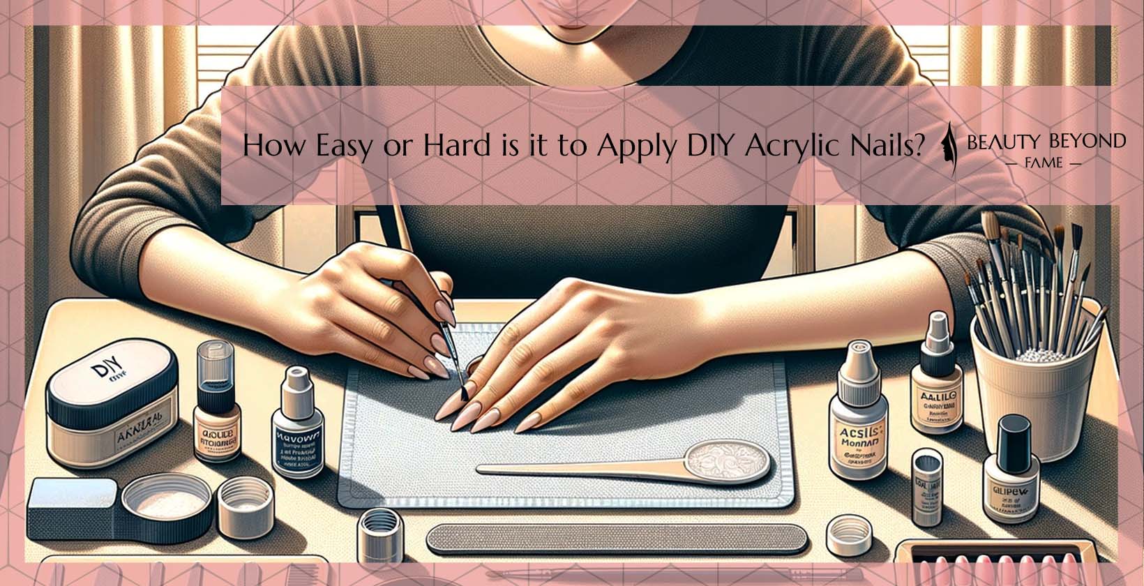 Guide to Difficulty of Applying DIY Acrylic Nails