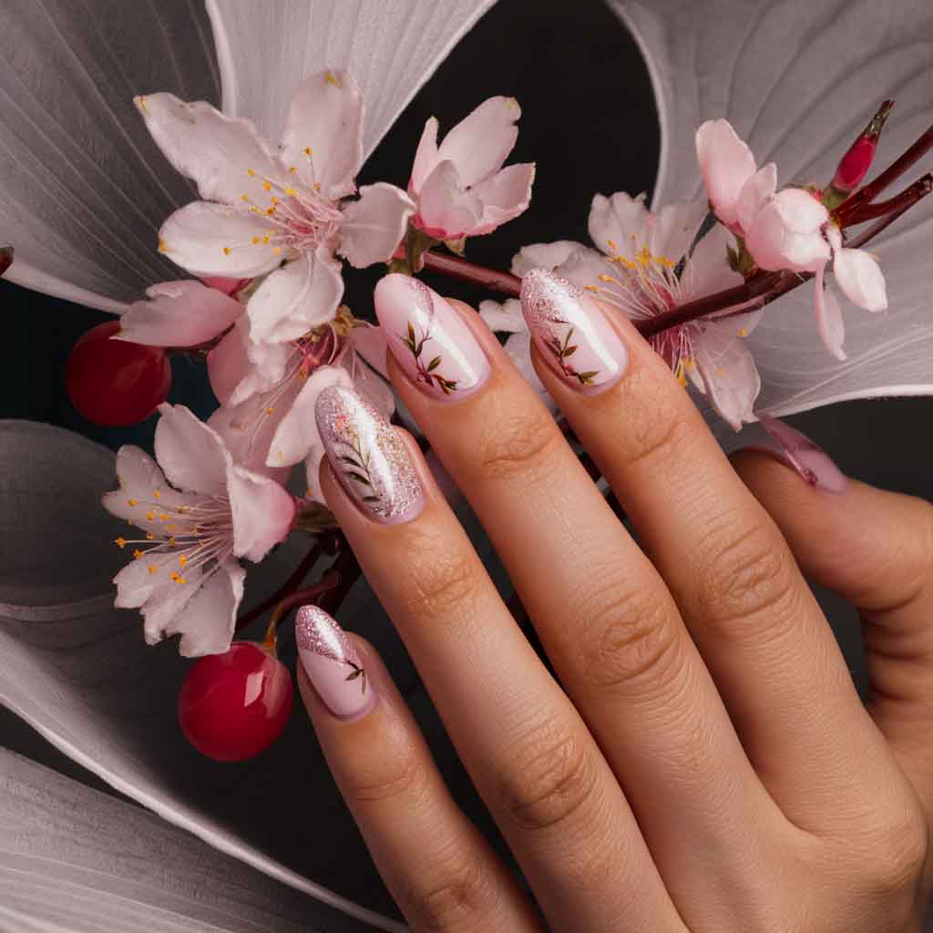 Cherry Queen Nails for summer