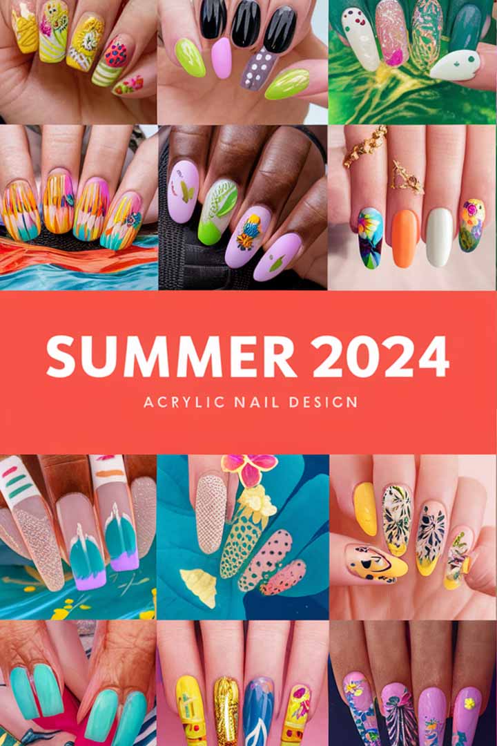 Unique Acrylic Nail Designs for Summer