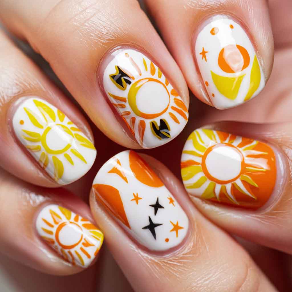 Summer Solstice nail 