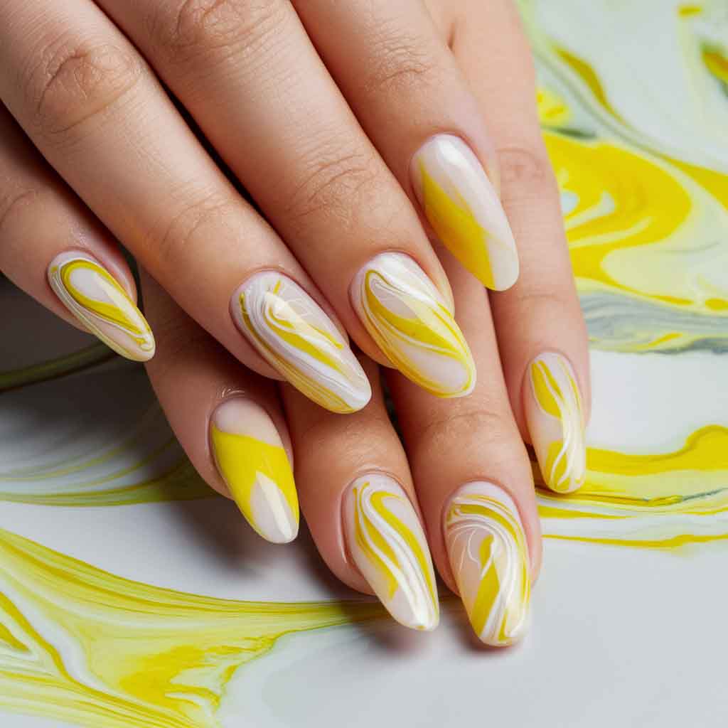 Marble Yellow Designs