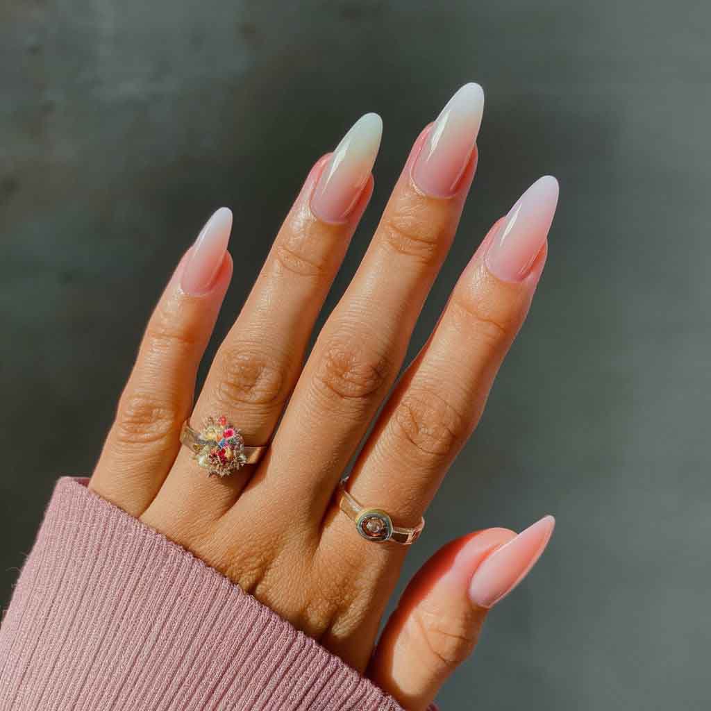 Pastel Ombre Nails