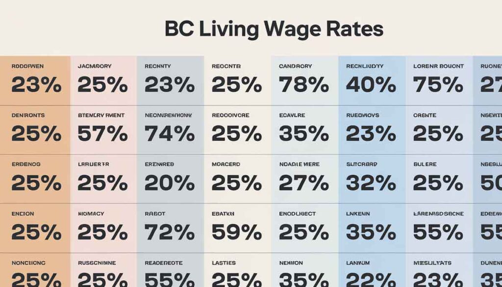 New BC Living Wage Rates 2024